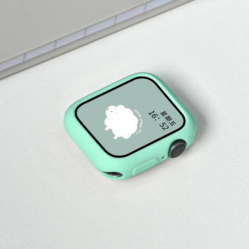 Силиконовый чехол-конфета для Apple Watch Ultra 2 49 мм Чехол 10 9 8 7 6 Se 5 4 46 мм 45 мм 42 мм Защита Iwatch Серии 44 мм 40 41 38 мм