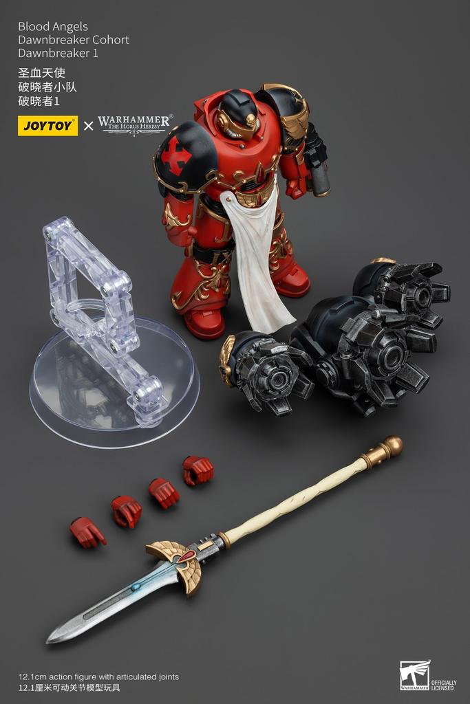 JOYTOY Warhammer Blood Angels Dawnbreaker Cohort Dawnbreaker 1 Scale Action Figure 40,000 1/18 (Assembled)