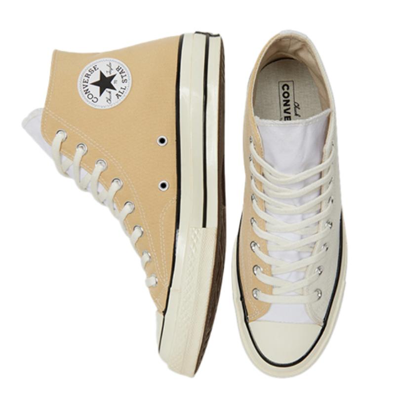 Converse 1970s Tri-panel Chuck Taylor All Star Sesame Color Blocking High Top Canvas Unisex Sesame Color Blocking
