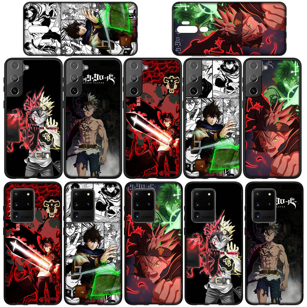 Для iPhone 17 16 15 Xiaomi Poco F7 F8 X7 X6 F5 C85 C75 C71 M8 Redmi Note 14 13 12 11 Pro Max 14C 13C 15C A3 A4 Чехол для телефона Аста Черный Клевер