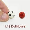 1:12 Кукольный домик Мини Баскетбол Футбол Миниатюрная сцена Модель сцены Аксессуары для кукольного домика