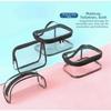 PU Leather Transparent Makeup Bag Clutch Pouch Swimming Small Bag Clear PVC Handbag  Beach
