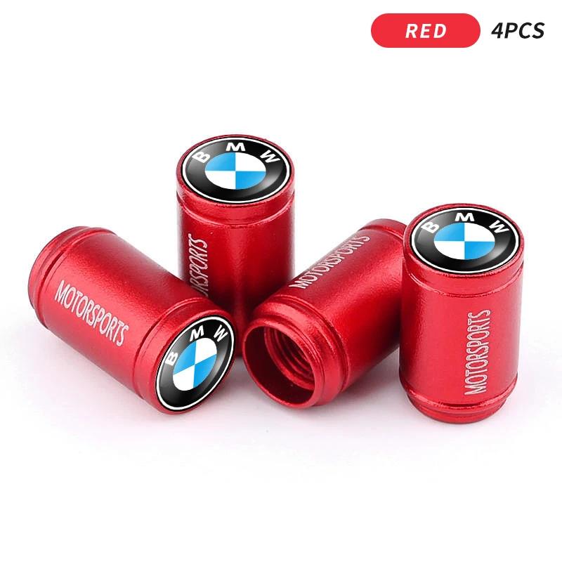 4Pcs Aluminum Alloy Car Wheel Tire Valve Caps Stem Cover for BMW E46 E39 E38 E90 E60 F10 F30 F35 F07 G20 G30 G18z3 z4 x3 x5 x6