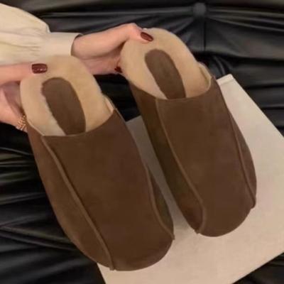 Модные балетки Женские замшевые мюли Модная повседневная осенняя обувь Дизайнерский комфорт 2025 Обувь с ремешком Классические Новые Женские Сандалии