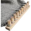 Adjustable Size Chunky Blankets Loom Portable Modular Design Hand Knitting Board Detachable Beginner Friendly Hand Weaving Kit