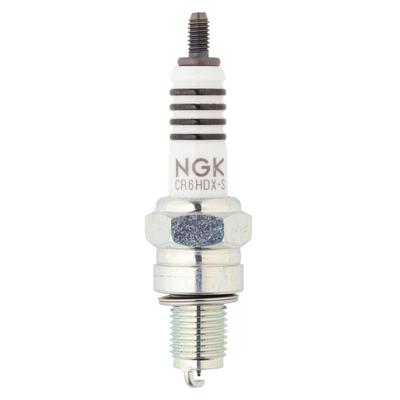 Свеча зажигания NGK CR6HDX-S для 2-колесных транспортных средств, свеча MotoDX, 90708, Тепловое число №. 6, Тип винта