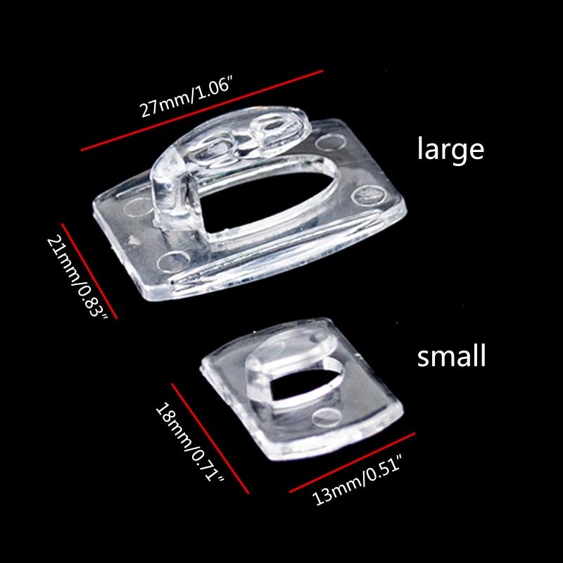 1 комплект водонепроницаемых прозрачных настенных крючков с самоклеящимися полосками, мини-гирлянды, зажим для вешалки для кухни