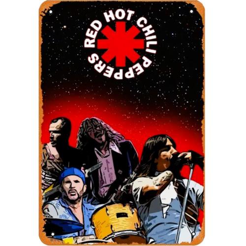 Винтажная металлическая табличка Rock Roll Metal Sign R в стиле ретро