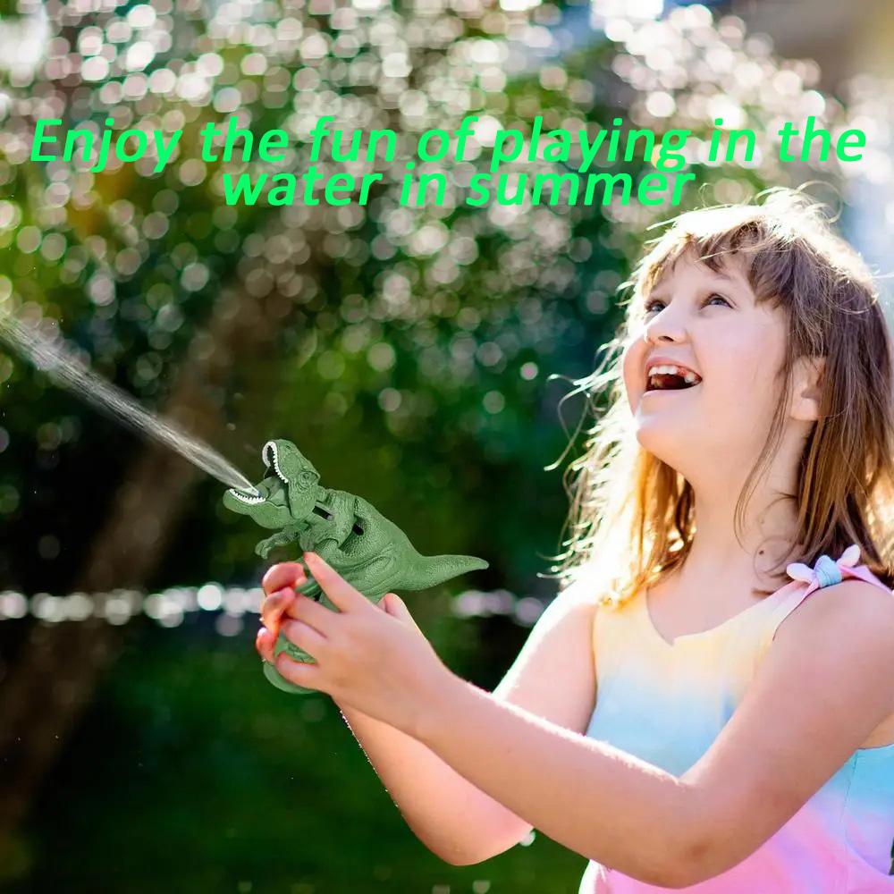 Игрушечный водяной пистолет с динозавром, распылитель для стрельбы, нажимная ручка, водяной пистолет для мальчиков, пляжный бассейн, игрушки для детей, подарок для мальчиков