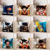 Чехлы на подушки с тематикой Dragon Ball Мультяшные Чехлы для подушек Косплей Аниме Двусторонний принт Квадратная подушка Декор для гостиной Наволочка Подарок