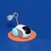 Умная игрушка для кошек с дистанционным управлением, автоматические катящиеся игрушки для домашних животных, кошачья палочка, тизер, перезаряжаемая от USB для кошек/котенков, маленьких собак, забавная игрушка, товары для домашних животных