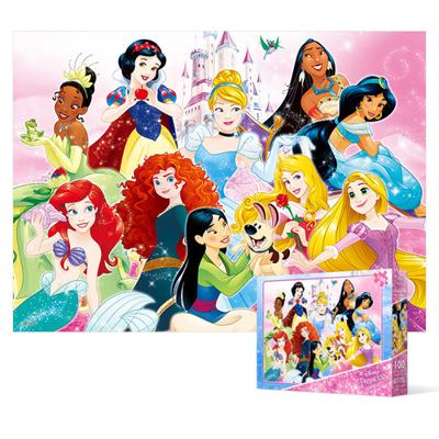 Принцесса Диснея - Замок (негабаритный) Пазл Disney Animation 100 деталей, популярный корейский пазл