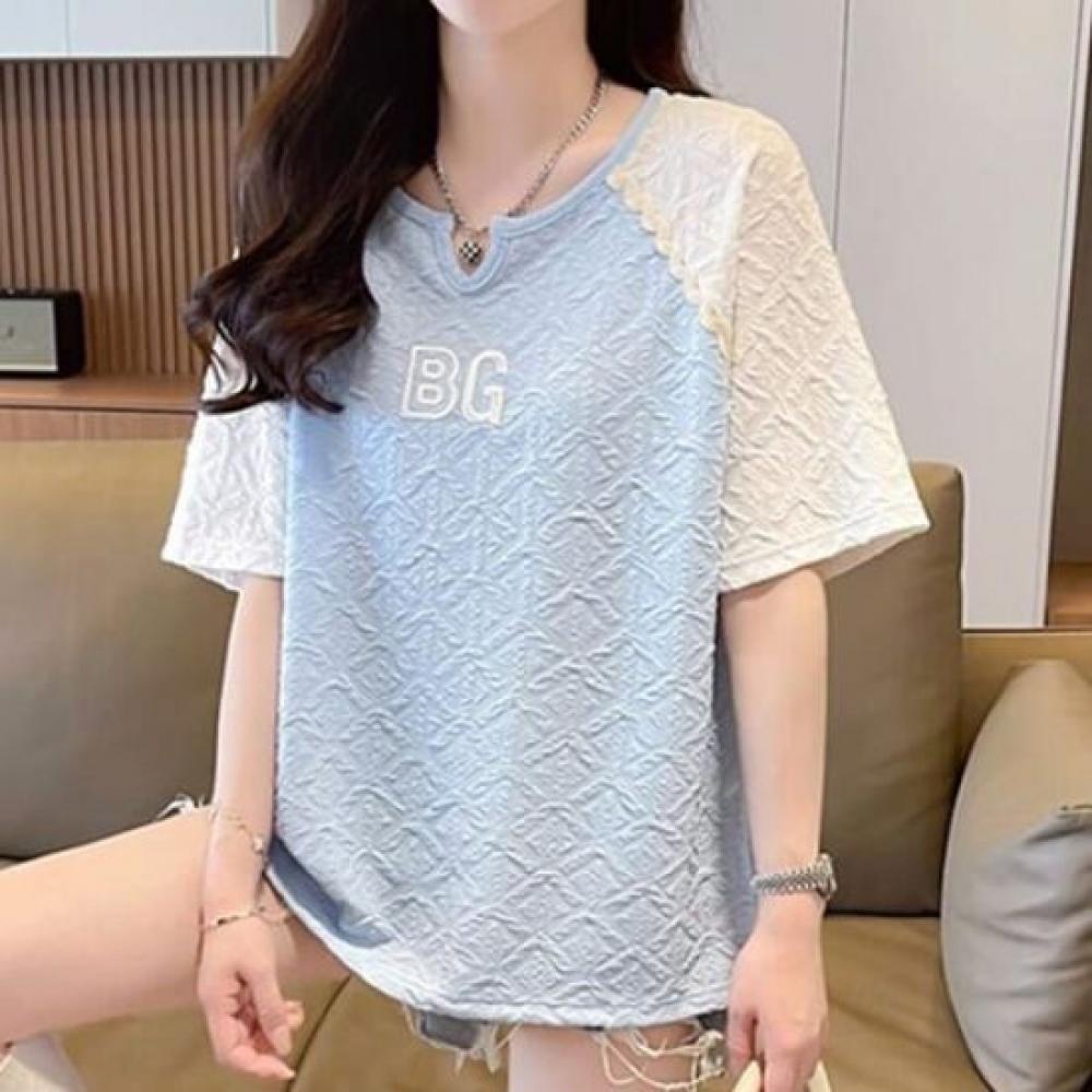 Navava Women LeTTering PoinT Raglan Half Sleeve T shirT nT2455