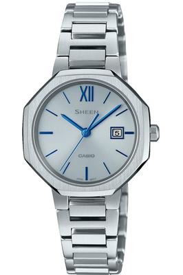 Женские солнечные часы Casio Scene, SHS-4529D-7AJF, Серебристые, Оригинальный японский продукт