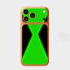 B-Ben10 O-Omnitrix Часы    Сменная накладка-чехол из волокнистой кожи для iPhone 17Pro, 17Pro Max Задняя наклейка-чехол