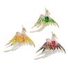 Phoenix Brooch Handmade Enamel Lapel Pin Chinese Style Bird Animal