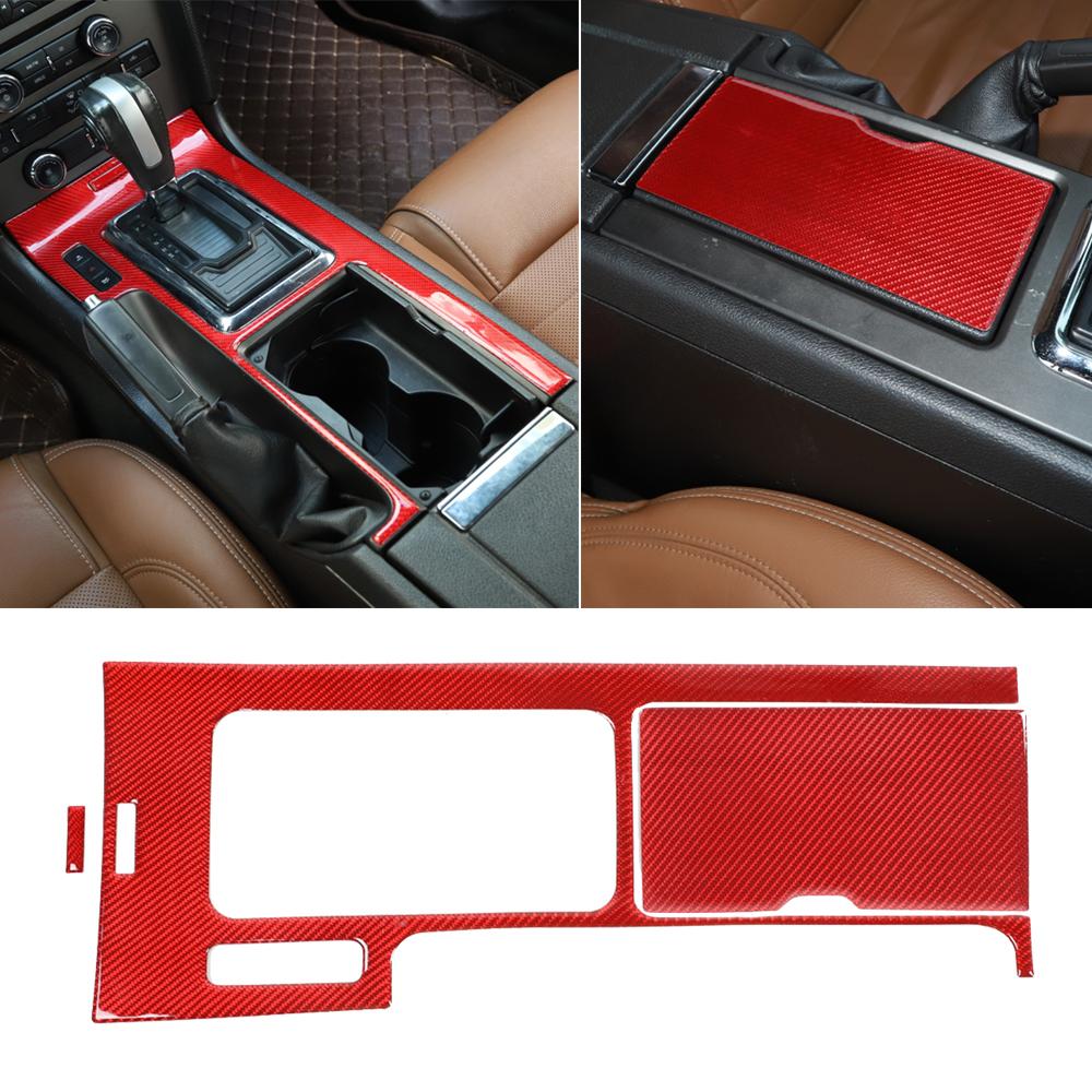 Центральная консоль автомобиля, панель переключения передач, крышка, держатель чашки, украшение для Ford Mustang 2009 2010 2011 2012 2013, интерьер