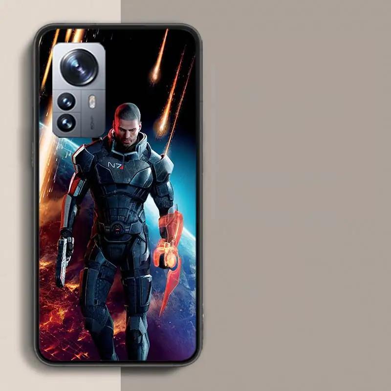 Чехол для телефона N7 Mass Effect для Xiaomi Poco X3 NFC X4 GT M3 M4 M5 M5S X7 X6 X5 F6 Pro F5 F4 Mi F3 F2 Чехол TPU Capa Coque Прозрачный Pa