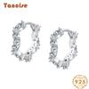 Танциз стерлингового серебра 925 пробы циркон серьги серьги-капли для женщин подарки на свадьбу