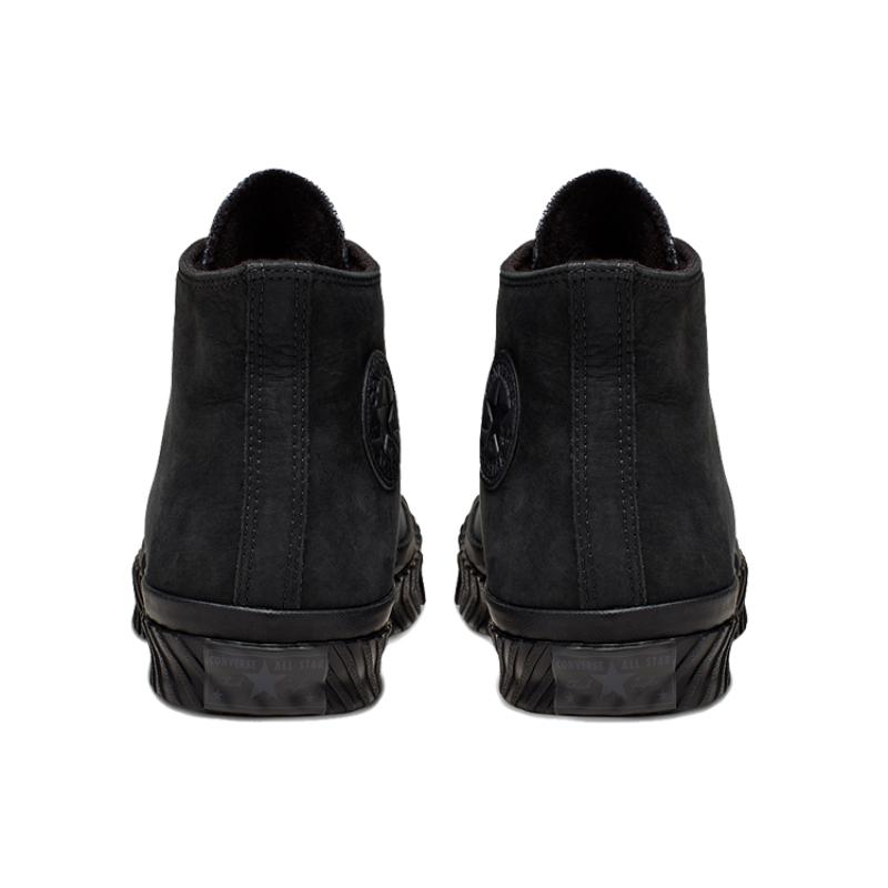 Converse Chuck 70 1970-е годы HI Флис Удобные и Универсальные Высокие парусиновые Унисекс Черный Воин