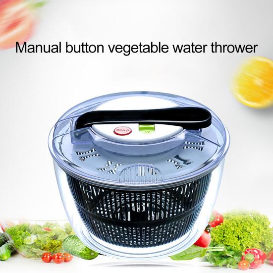 5L Vegetable Dehydrator Convenient Salad Spinner Drain Basket Large Capacity Fruit Washer for Home Kitchen