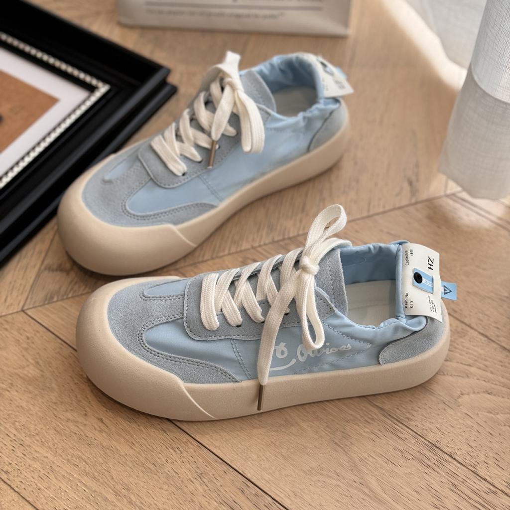 Весенне-летние новые студенческие женские туфли, маленькие белые туфли, дышащие повседневные кеды, универсальные модные одинарные туфли