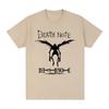 DEATH NOTE Vintage Tshirt Anime Graphic Harajuku Fashion Streetwear Cotton Unisex T shirt New Tee Tshirt Womens Tops