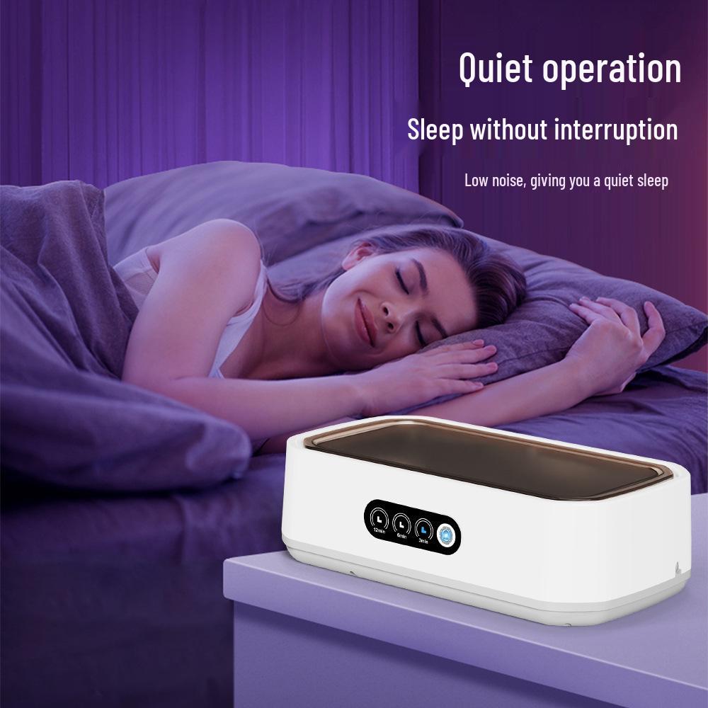 High-Power Portable Ultrasonic Eyeglass and Retainer Cleaner with Large Capacity