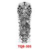 Full Arm Fake Tattoo Sleeve Men and Women Temporary Tattoo Sticker Lion Werewolf Cross Big Arm Tattoo Waterproof