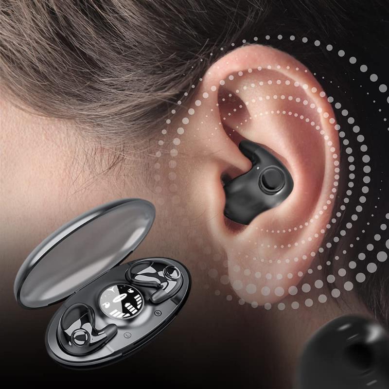 Невидимый беспроводной наушник для сна Bluetooth 5.3 Скрытые наушники Легкие Водонепроницаемые Шумоподавляющие Наушники с сенсорным управлением