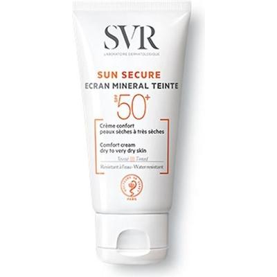 Солнцезащитный крем - SVR - Sun Secure Минеральный экран - SPF50+ - С тоном - Для сухой кожи - 50 мл