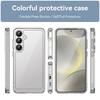 For Samsung Galaxy S25 Case Transparent Luxury Silicone Cover Samsung S25 Case TPU PC Protector Case Galaxy S25 Plus Ultra Cover