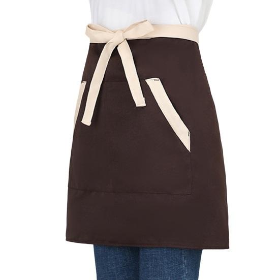 Фартук-нагрудник для работы шеф-повара с масляным полустойким к пятнам водонепроницаемым карманом, рабочий фартук для