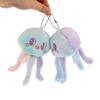 Cute Octopus Plush Toy Cartoon Tie-Dye Jellyfish Pendant Soft Stuffed Doll Keychain Backpack Car Bag Key Ring Decor Kid Gift