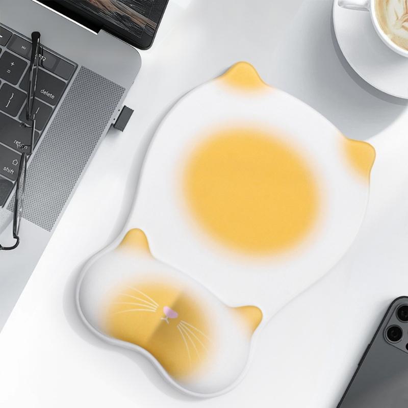 Ergonomic Wrist Support Mouse Pad to Improve Hand Postures and Alleviate Muscle Strain for Designers and Programmers Featuring NonSlip Stability