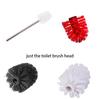 Премиальная пластиковая головка туалетной щетки Cherry Сменная головка для туалетной щетки для легкого ухода за ванной комнатой