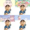Adorable Crayon Shin-chan Figurine In Kimono Pvc Anime Car Dashboard Decoration