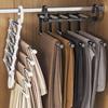 Stainless Steel Pants Hanger Closet Trouser Racks  for Pants Jeans Leggings Trousers Skirts