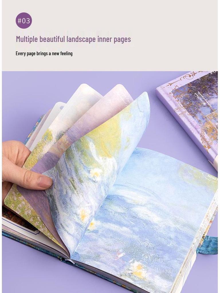 Набор для DIY-планера в стиле Ins высокой ценности: Блокнот для масляной живописи - Идеальный подарок на день рождения студента