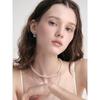 [Rosemont] Silver Ribbon One-Touch Earrings Ra24C53T