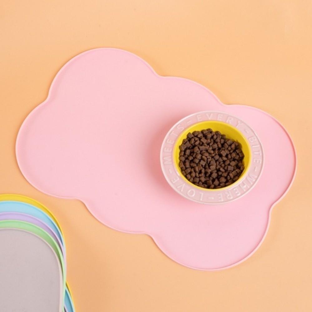 Easy Clean Cat Feeding Mat Waterproof Dog Food Bowl Mat Indoor Pet Mat for Dogs Cats