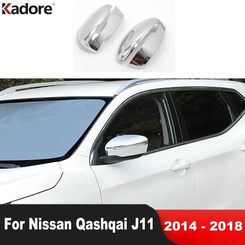 Для Nissan Qashqai J11 2014 2015 2016 2017 2018 АБС-пластик Хром Автомобильные Аксессуары Накладки на Боковые Двери Накладки на Зеркала Заднего Вида Декоративные Молдинги