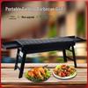 Portable Outdoor Folding Charcoal Barbecue Grill