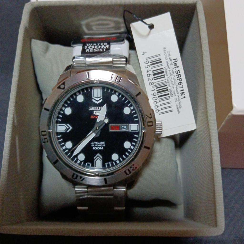 Used SEIKO5 5 SPORTS SRP671K1 Automatic Unused Discontinued