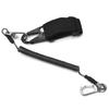 Fishing Rod Lanyard Adjustable Heavy Duty Retractable Coiled Lanyard Fishing Pole Tether Safety Rope Strap Tie Belt Kayak Paddle
