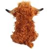 10.5 inches Highland Cows Stuffed Animals, Cute Fluffy Cow Plush Figure Toys Realistic Highland Cattle Plush Decor Birthday Gift for Kids Baby Girls B