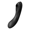 Satisfyer Curvy Trinity 4 Black / Satisfyer Curvy Trinity 4 Black Suction Vibrator G Spot Vibrator Electric Massager Rotor 3in1 Clitoris G Spot Middle