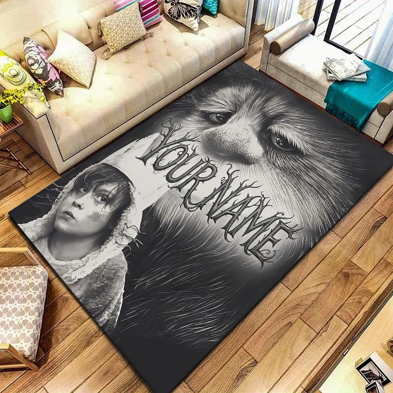 Wild Kingdom Custom Name Carpet Rug For Living Room Bedroom Home Sofa Decoration Kids Play Nonslip Floor Mat
