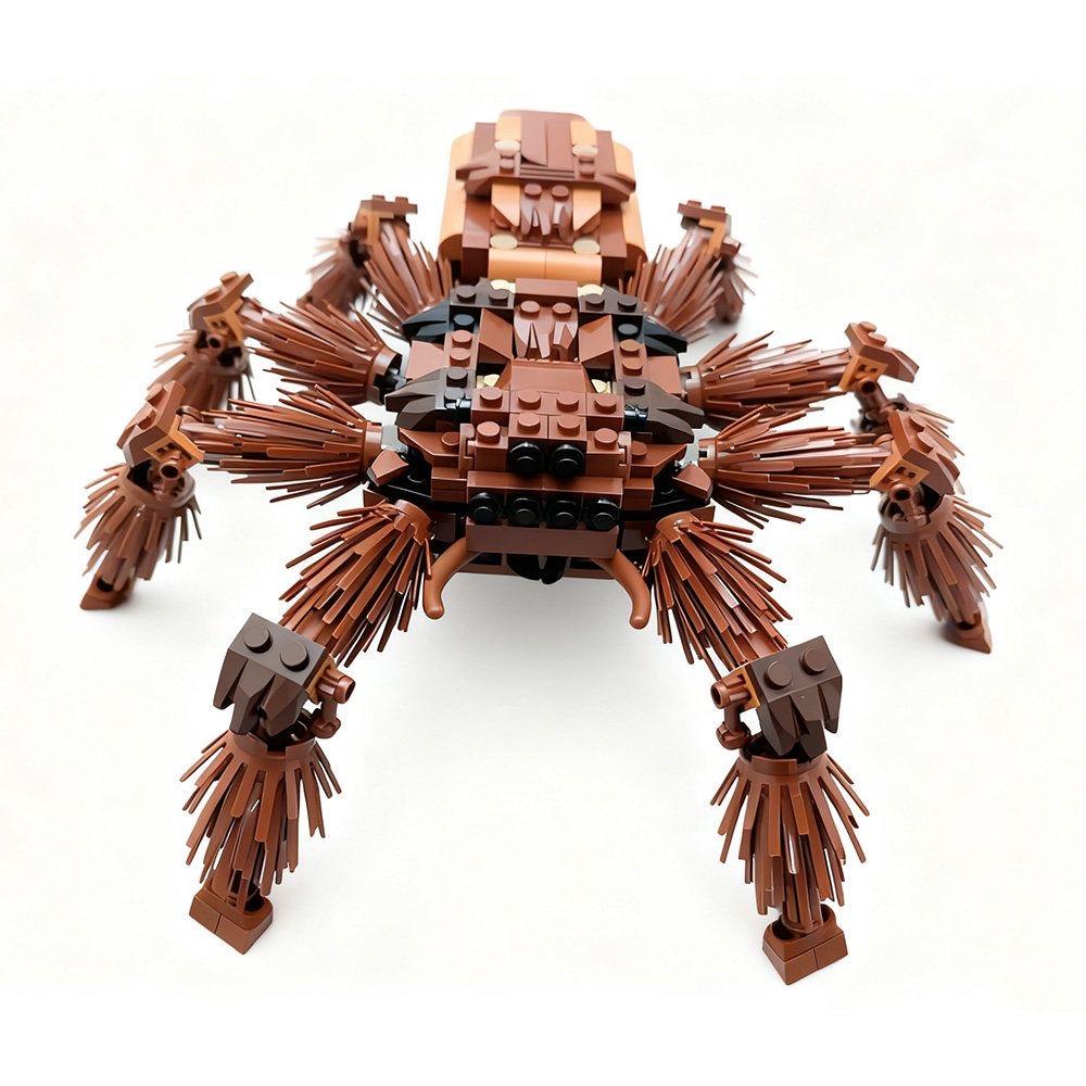 410 шт. Конструктор Moc Паук Тарантул Строительные Блоки DIY Сборка Животное Насекомое Строительный Блок Игрушки Подарки Для Маленьких Мальчиков