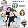 Full-body dog harness with handle, provides complete support for your dog’s body, adjustable leg support harness for pets